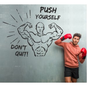 Wall Decoration | Fitness Pictures | Push Yourself